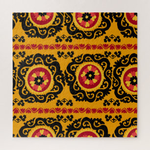 アジアカーペットスザンヌ伝統的刺繍 ジグソーパズル