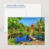 アジアガーデン – ナポリ植物園ナポリ,フロリダ ポストカード (正面/裏面)