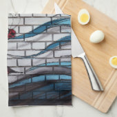 アジアガールグラフィティ キッチンタオル (四つ折り)