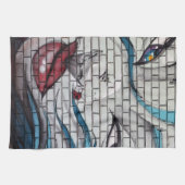 アジアガールグラフィティ キッチンタオル (横)