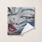 アジアガールグラフィティ バスタオルセット (ウォッシュタオル)