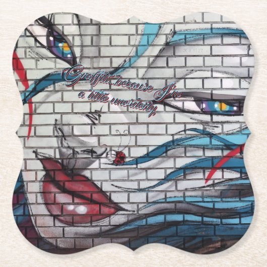 アジアガールグラフィティ ペーパーコースター (正面)