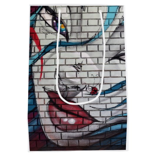 アジアガールグラフィティ ミディアムペーパーバッグ (裏面)