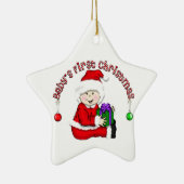 アジアサンタベビー第1回クリスマスオーナメント セラミックオーナメント (右)