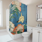 アジアシャクヤクのシャワー・カーテン シャワーカーテン (インサイチュ)
