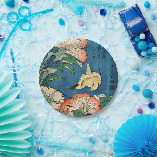 アジアシャクヤクの紙皿 ペーパープレート (パーティー)