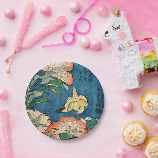 アジアシャクヤクの紙皿 ペーパープレート (パーティー)