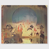 アジアシルエット ラッピングペーパー (フラット)