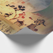 アジアシルエット ラッピングペーパー (角)