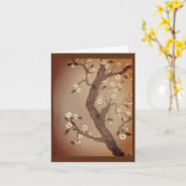 アジアスタイルアートオンカ空白のード カード (黄色い花)