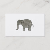 アジアゾウ 名刺 (裏面)