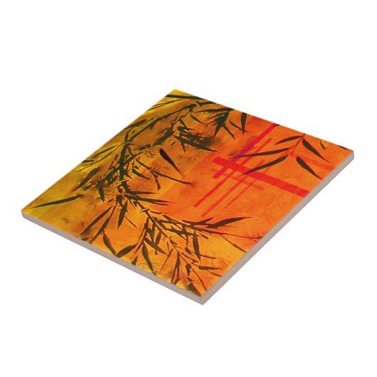 アジアタケ芸術 タイル (側面)