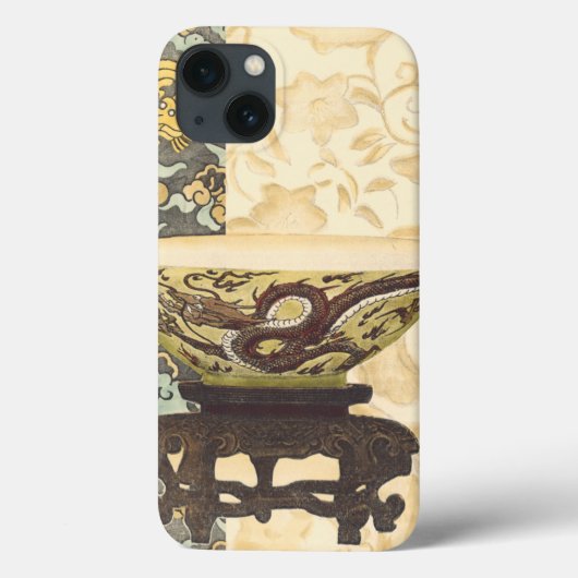 アジアタペストリーウィズボウル&ドラゴンデザイン Case-Mate iPhoneケース (裏面)