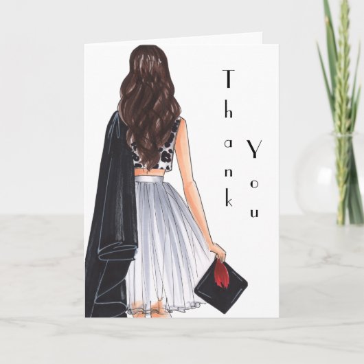 アジアテーマ卒業サンキューカード サンキューカード (正面)