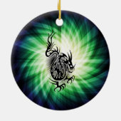 アジアドラゴンデザインクール; セラミックオーナメント (裏面)