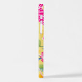 アジアドラゴン – ピンクオンパステル iPhoneケース (左側面)