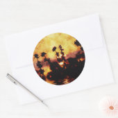 アジアナウティステッカー ラウンドシール (封筒)