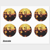 アジアナウティステッカー ラウンドシール (シート)