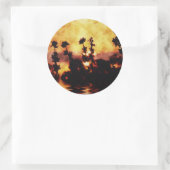 アジアナウティステッカー ラウンドシール (バッグ)