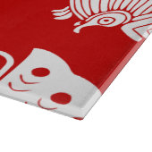 アジアバタフライ日本のカモンデザイン カッティングボード (角)