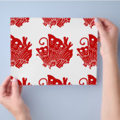 アジアバタフライ日本のカモンデザイン チラシ (手)