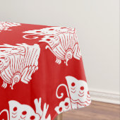 アジアバタフライ日本のカモンデザイン テーブルクロス (インサイチュ)