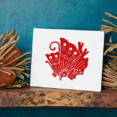 アジアバタフライ日本のカモンデザイン フォトプラーク (側面)