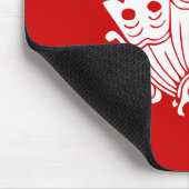 アジアバタフライ日本のカモンデザイン マウスパッド (コーナー)