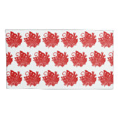 アジアバタフライ日本のカモンデザイン 枕カバー (裏面-右)