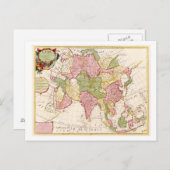 アジアパノラママップアジア10 ポストカード (正面/裏面)