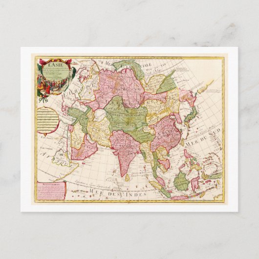 アジアパノラママップアジア10 ポストカード (正面)