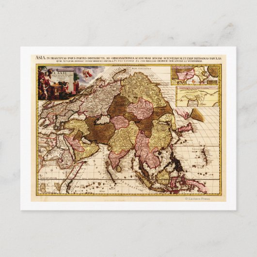 アジアパノラママップアジア11 ポストカード (正面)