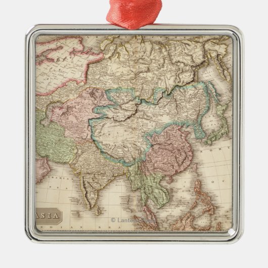 アジアパノラママップアジア12 メタルオーナメント (正面)