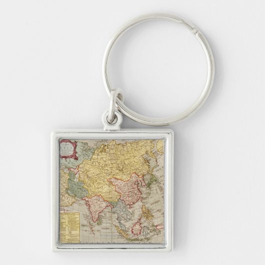 アジアパノラママップアジア2 キーホルダー (正面)