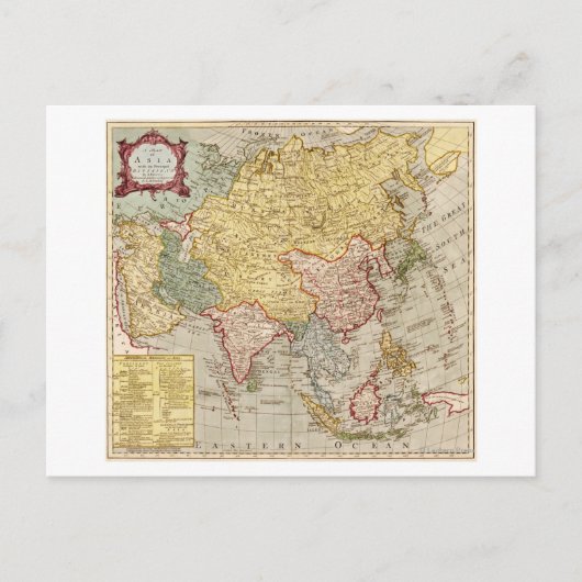 アジアパノラママップアジア2 ポストカード (正面)