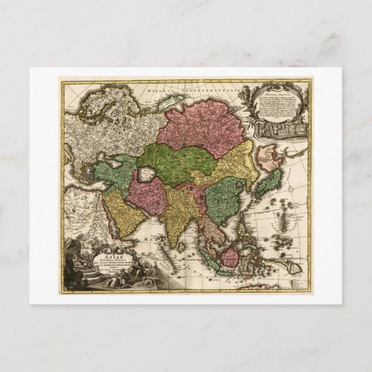 アジアパノラママップアジア5 ポストカード (正面)