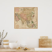 アジアパノラママップアジア8 ポスター (キッチン)