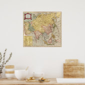 アジアパノラママップアジア9 ポスター (キッチン)