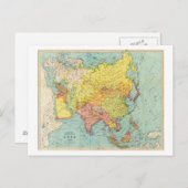 アジアパノラママップアジア9 ポストカード (正面/裏面)