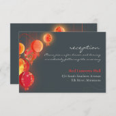 アジアパーティーランタン披露宴 エンクロージャーカード (正面/裏面)