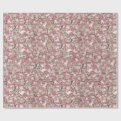 アジアピンクさくらんぼの花 ラッピングペーパー (フラット)