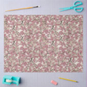 アジアピンクさくらんぼの花 薄葉紙 (クラフト)