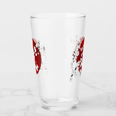 アジアフローラホワイトさくらんぼブロッサムレッド タンブラーグラス (右)