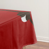 アジアフローラホワイトさくらんぼブロッサムレッド テーブルクロス (インサイチュ)