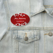 アジアフローラホワイトさくらんぼブロッサムレッド 名札 (インサイチュ)