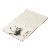 アジアブラシコーヒーアート漢字練習紙10 ノートパッド (アングル)