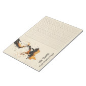 アジアブラシコーヒーアート漢字練習紙11 ノートパッド (アングル)