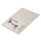 アジアブラッシュコーヒーアート漢字練習紙2 ノートパッド (アングル)