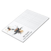 アジアブラッシュコーヒーアート漢字練習紙9 ノートパッド (アングル)