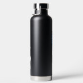 アジアブルーサンヨガモダン禅書道Omオウム ウォーターボトル (右面)